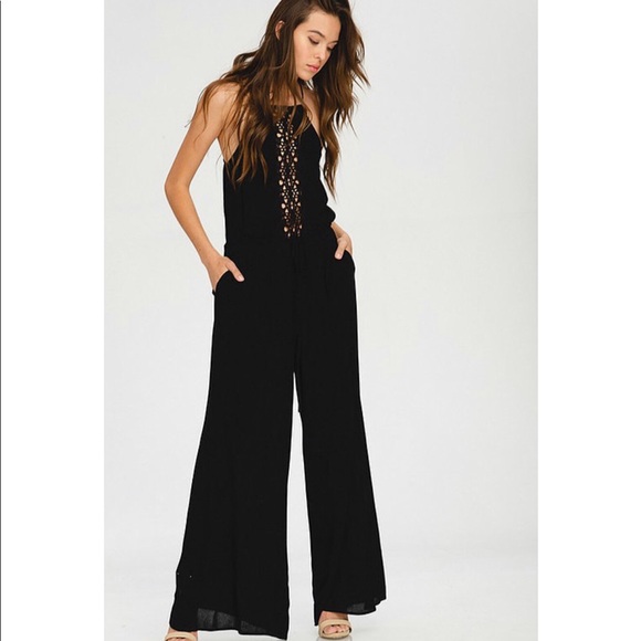 Pants - 🎉HP🎉Crochet Lace Motif Multi Way Jumpsuit